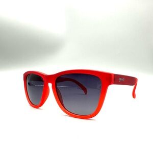 Goodr Just My Type Sunglasses - LENSES GOOD / FRAMES Red American Red Cross